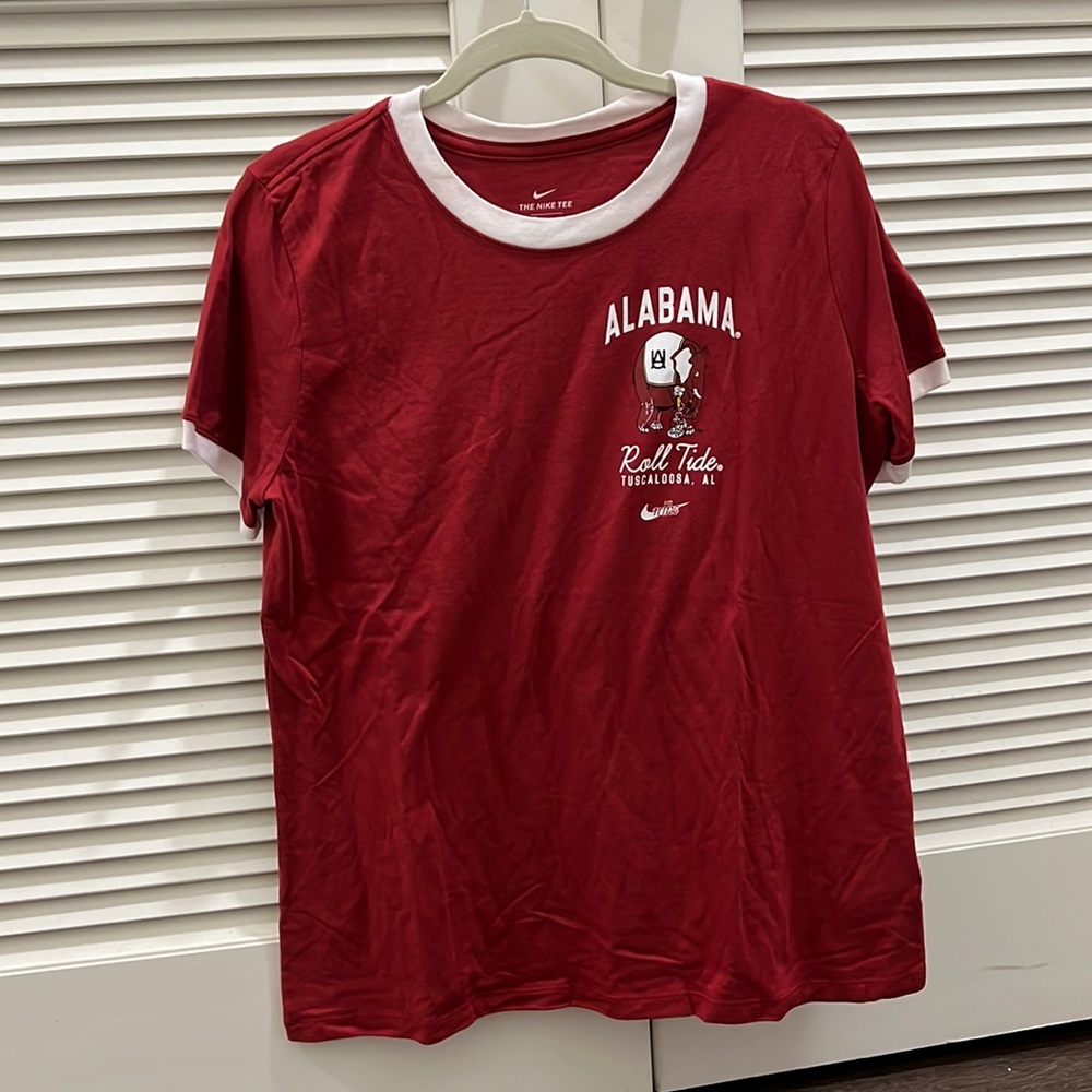 Nike University of Alabama UA Red T Shirt